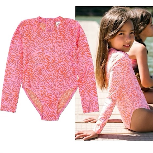 FEATHER 4 ARROW 🏄‍♀️Baby Wave Chaser One-Piece Rashguard Swimsuit | 18-24M - Picture 1 of 14